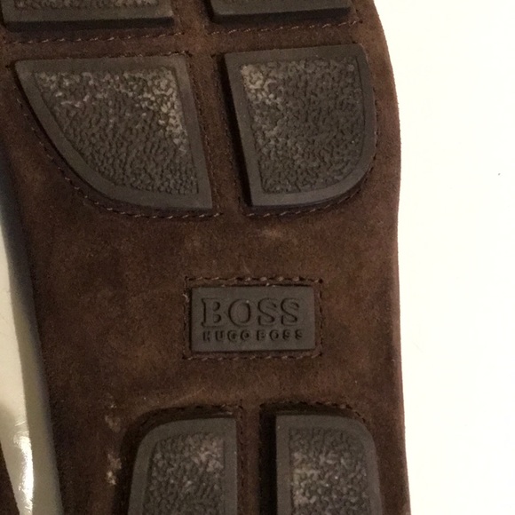 Hugo Boss brown suede loafers size 7 - Picture 4 of 5